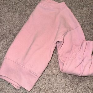 Abercrombie & Fitch Kids Pink off-shoulder sweatshirt